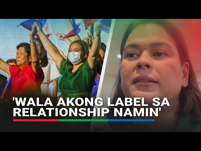 ⁣'Hindi na kami nagkikita': VP Sara says relationship with Marcos Jr. has 'no label�