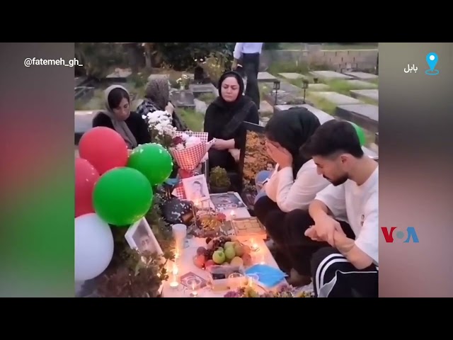 ⁣گرامیداشت زادروز ابوالفضل مهدی‌پور، نوجوان کشته شده در اعتراضات، بر آرامگاهش