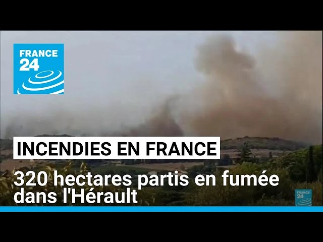 France : l'incendie entre Gigean et Frontignan dans l'Hérault est fixé, 320 hectares ont b