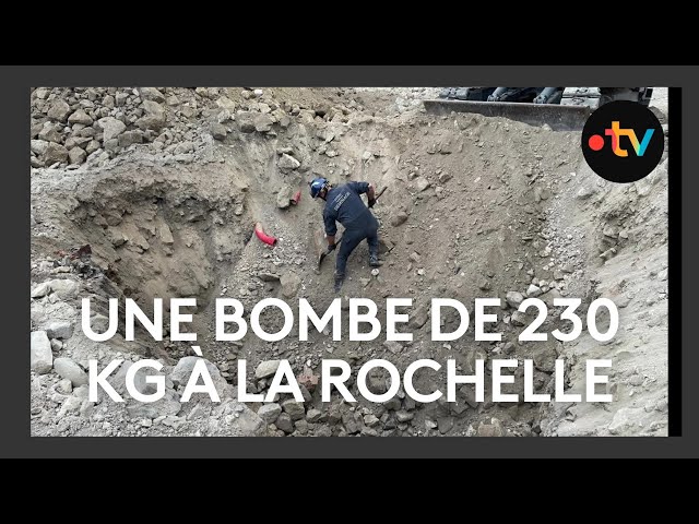 ⁣Bombe de 230 kg :  vaste opération de déminage sur le port de La Pallice