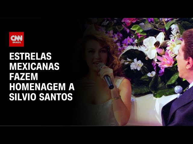 Estrelas mexicanas fazem homenagem a Silvio Santos | CNN NOVO DIA