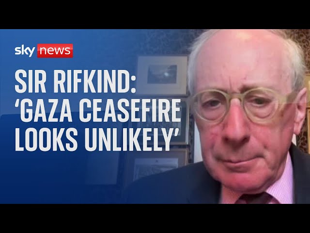 ⁣Sir Malcolm Rifkind 'not optimistic' about ceasefire deal between Israel and Gaza