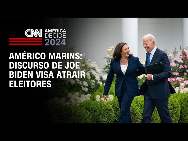 Américo Marins: Discurso de Joe Biden visa atrair eleitores  | CNN NOVO DIA