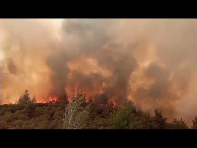 ⁣En Turquie, deux nouveaux incendies dans la région touristique de Muğla