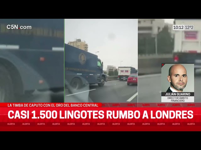 ⁣FUGA de ORO: LOS DETALLES sobre el ENVÍO de LINGOTES a LONDRES