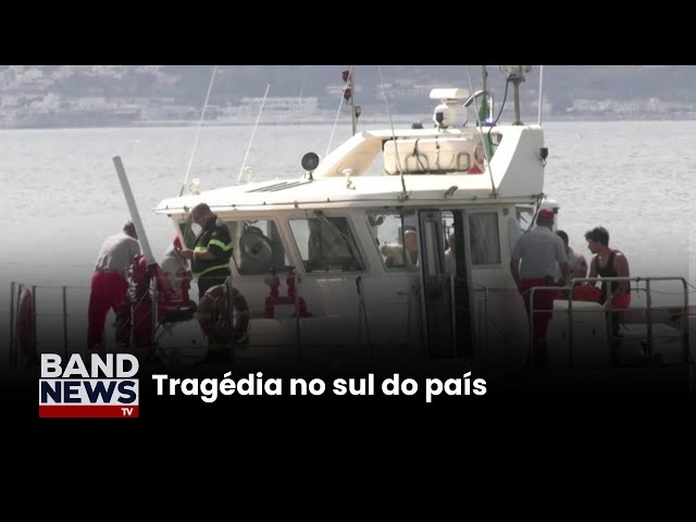 ⁣Tornado atinge Itália e seis desaparecem em naufrágio | BandNews TV