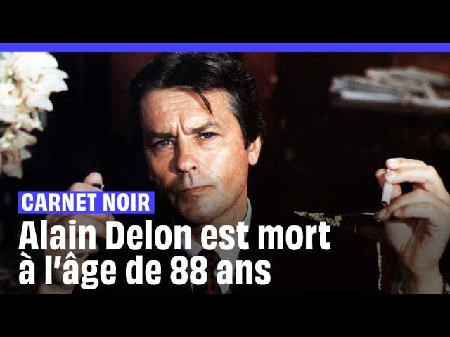 Alain Delon, acteur mythique du cinéma français, est mort