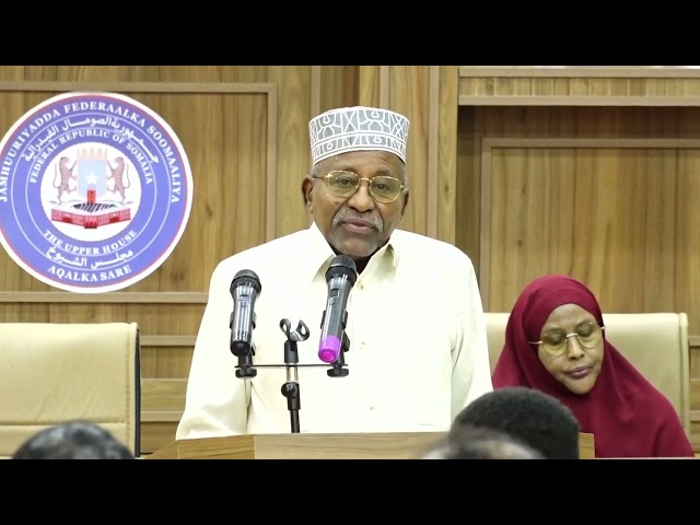 ⁣Senator Bilaal Idiris “Baarlamaanka waa inuu sii wado ka sidii loo heli lahaa lacagta Shilinka.”