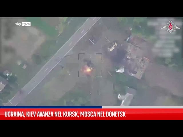 ⁣Ucraina, Kiev avanza nel Kursk, Mosca nel Donetsk