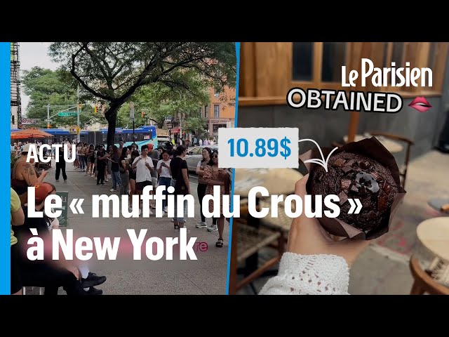 ⁣À New York, les « muffins du Crous » des JO de Paris s'arrachent comme des petits pains