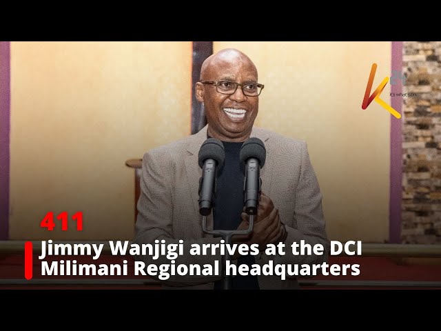 ⁣“Keep quiet!” -Jimmy Wanjigi tells off an officer denying him to address the press