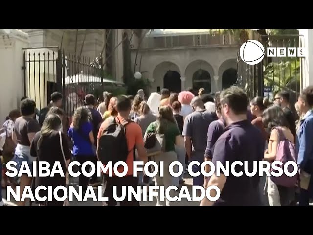 Saiba os detalhes de como foi o Concurso Nacional Unificado