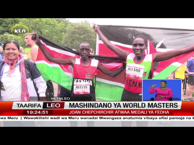 ⁣David aongoza Kenya kushinda kwa mashindano ya world masters