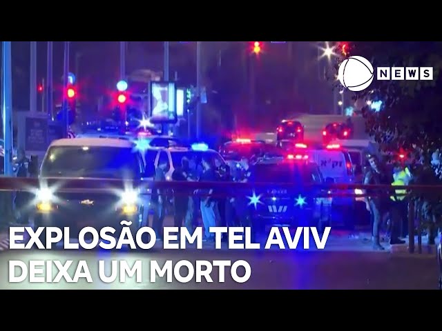 Explosão em Tel Aviv mata uma pessoa e deixa outra ferida