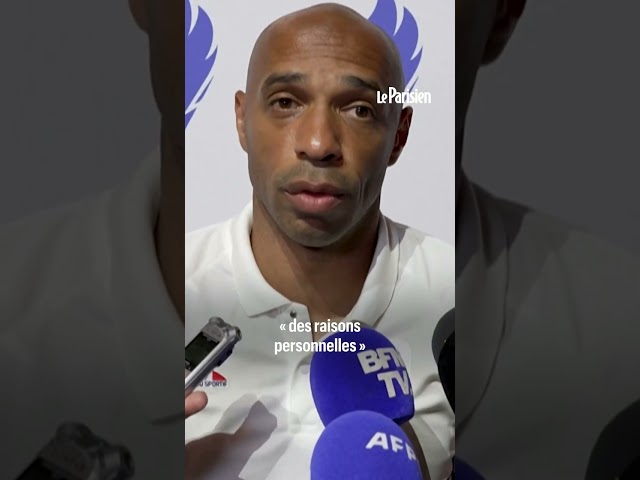 Thierry Henry démissionne de son poste de sélectionneur de l'équipe de France espoirs