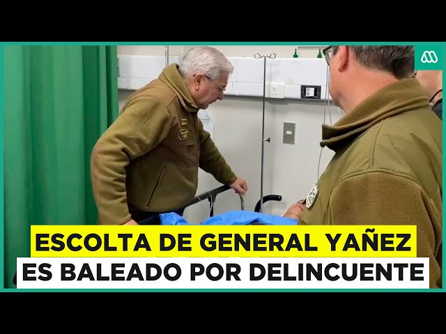 Carabinero escolta del General Yañez es baleado al interior de su casa