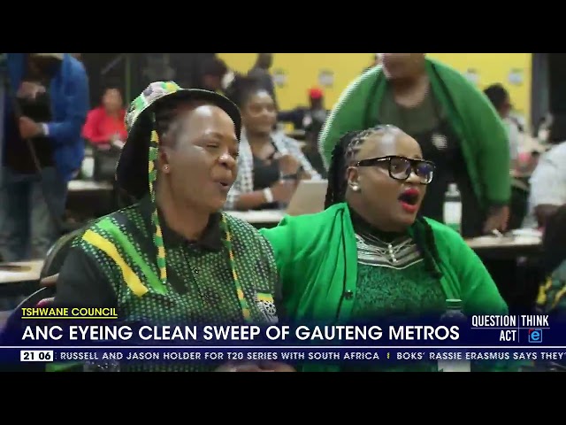 ⁣ANC eyeing clean sweep of Gauteng metros