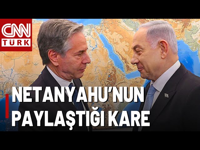 ABD Dışişleri Bakanı 9. Kez İsrail'de! Netanyahu Gülerken Blinken'ın Suratı Neden Asık?