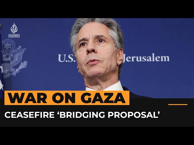 ⁣Blinken: Netanyahu accepted ‘bridging proposal,’ Hamas must do the same | AJ #Shorts