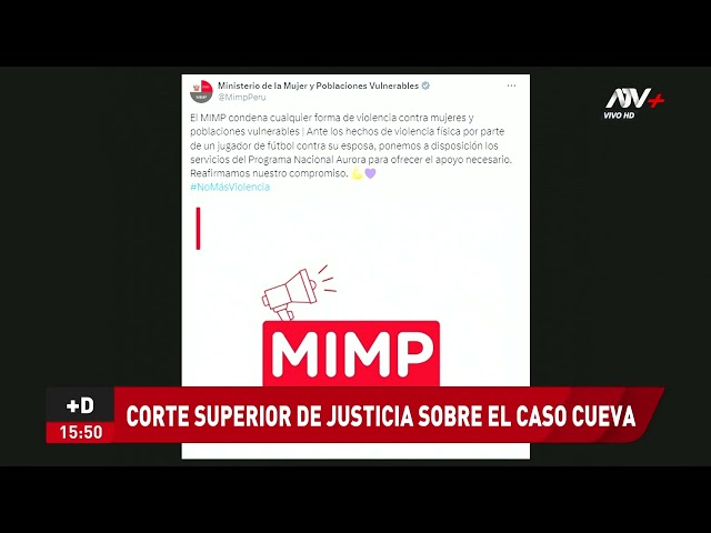 Ministerio de la Mujer condena los hechos protagonizados por Christian Cueva contra Pamela López