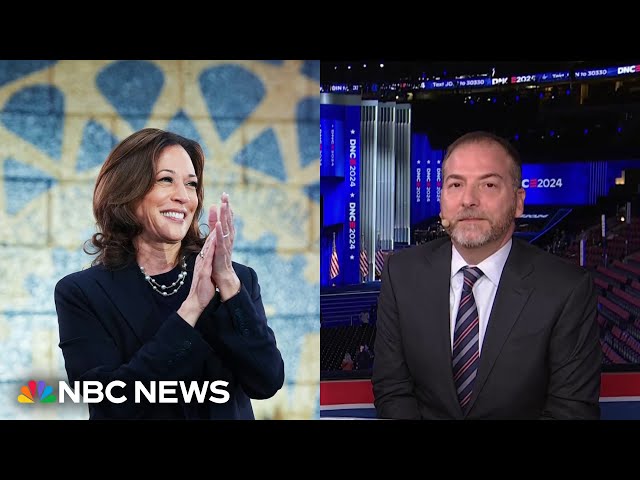 ⁣Chuck Todd: Can the Democratic National Convention turn Harris’ candidacy into a ‘movement?’