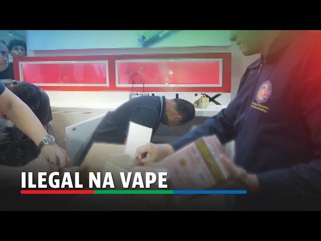 ⁣Libu-libong ilegal na vape products, kinumpiska ng BIR | ABS-CBN News