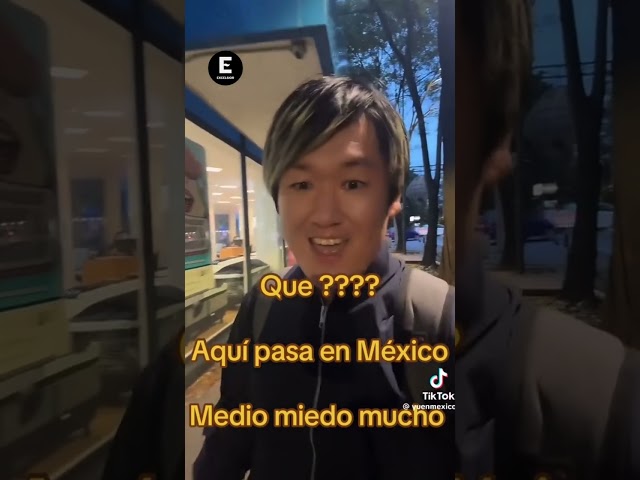 Tiktoker japonés capta intento de asalto en CDMX; él fue la víctima