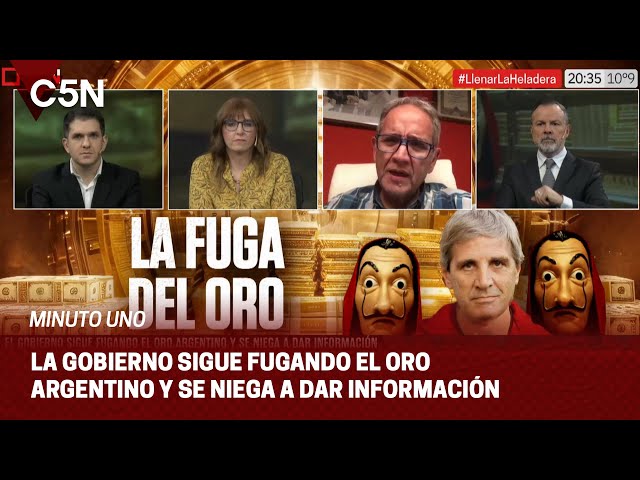 ⁣Continúa la FUGA de los LINGOTES de ORO rumbo a LONDRES