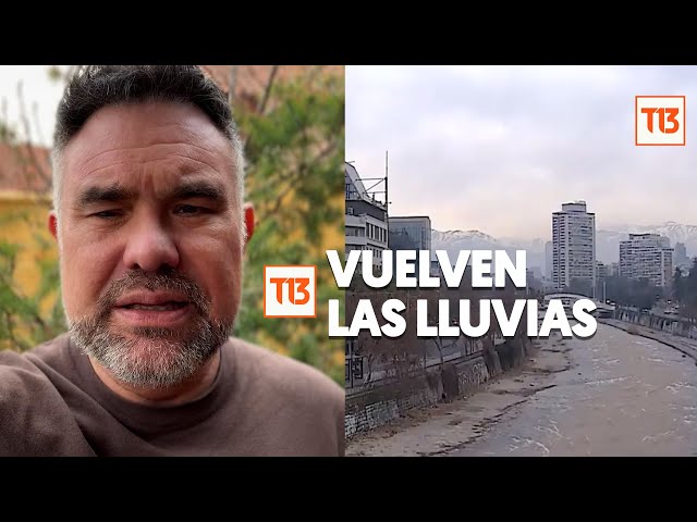 ⁣Pronostican lluvias para la región Metropolitana: ¿Qué día vuelven las precipitaciones?