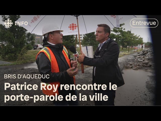 ⁣Fuite d'eau majeure à Montréal : l’heure est au bilan ce lundi