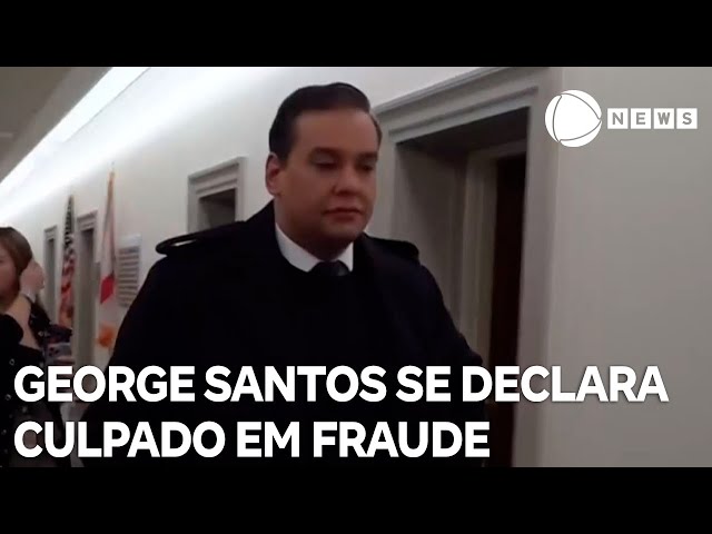 Brasileiro George Santos se declara culpado em acusações de fraude, nos Estados Unidos