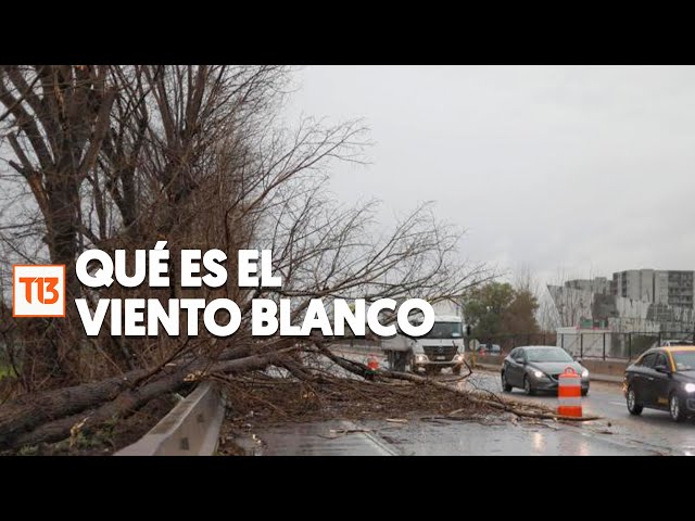 Climatólogo explica qué es "viento blanco" y dónde se podría registrar