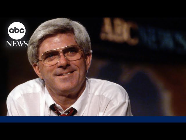 ⁣Remembering iconic talk show host Phil Donahue