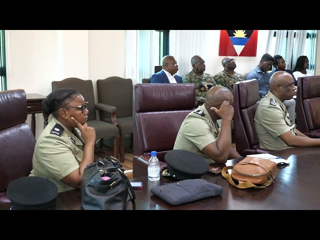 PM BROWNE MEETS WITH SECURITY AGENCIES AMIDST SPATE OF CRIMES