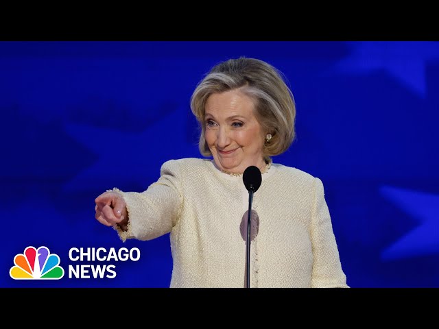 ⁣Hillary Clinton speaks as DNC crowd chants "LOCK HIM UP!" about Trump (FULL SPEECH)