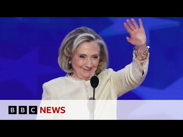 ⁣DNC: Hillary Clinton tells Democrats Kamala Harris 'writing a new chapter' | BBC News