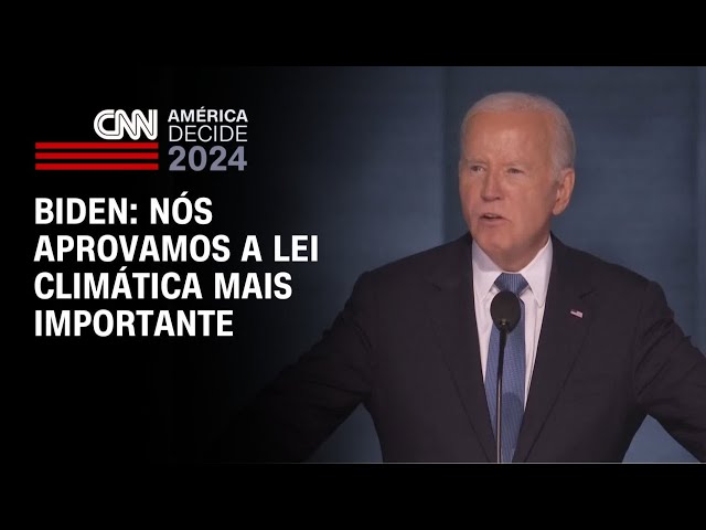 Biden: Nós aprovamos a lei climática mais importante | AMÉRICA DECIDE