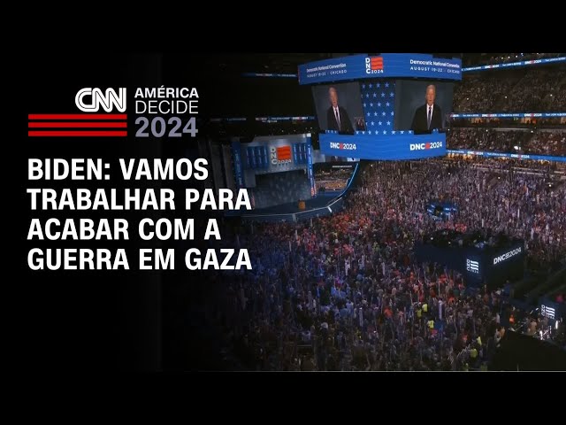 Biden: Vamos trabalhar para acabar com a guerra em Gaza | AMÉRICA DECIDE