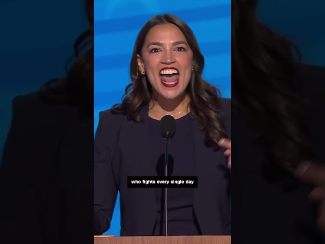 ⁣AOC at DNC: ‘Trump would sell this country for a dollar’