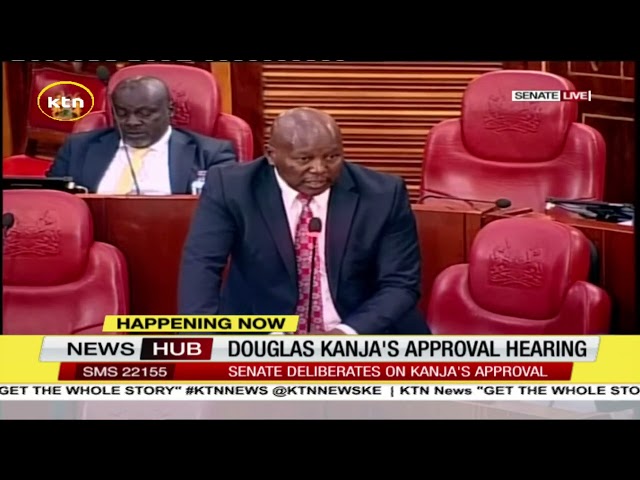 ⁣Douglas Kanja's approval hearing: