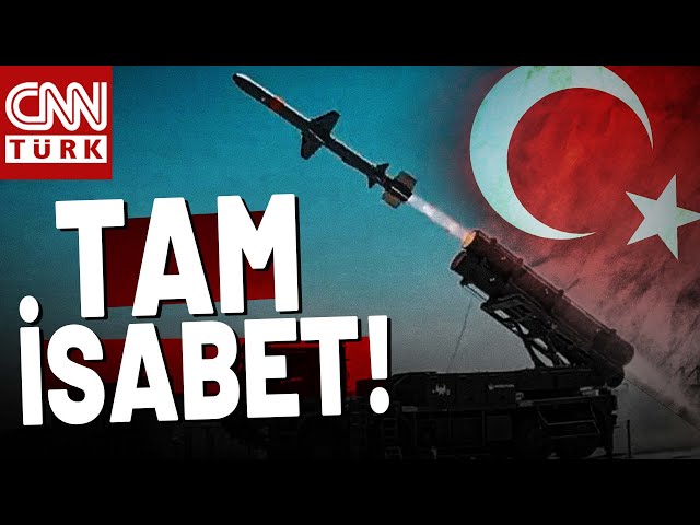 ⁣TAM İSABET! "Kara Atmaca" Seyir Füzesi Testi Geçti, Hedefini 12'den Böyle Vurdu