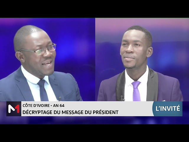 ⁣Fête de l´indépendance en CIV: décryptage du message du président Ouattara avec Hien Judicaël