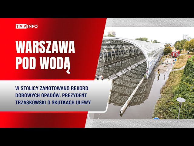 Warszawa pod wodą. Prezydent Rafał Trzaskowski o skutkach ulewy