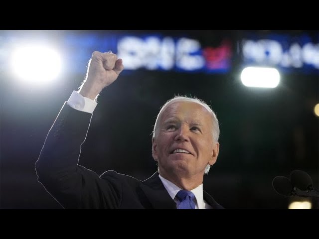 ⁣Joe Biden s'en prend à Donald Trump lors de la convention démocrate