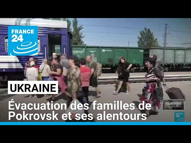 ⁣L'Ukraine ordonne l'évacuation des familles de Pokrovsk et ses alentours • FRANCE 24