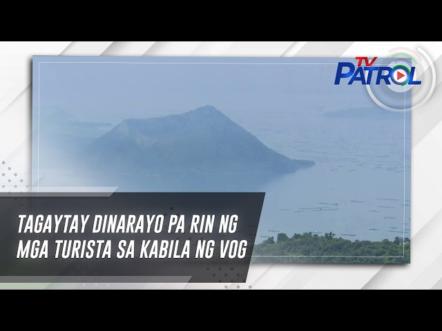 ⁣Tagaytay dinarayo pa rin ng mga turista sa kabila ng vog | TV Patrol