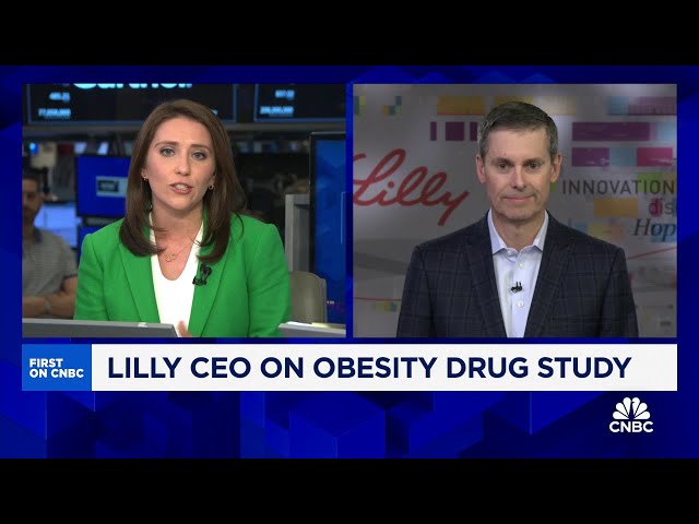 ⁣Eli Lilly CEO David Ricks on 3-year obesity drug study: This is a profound result