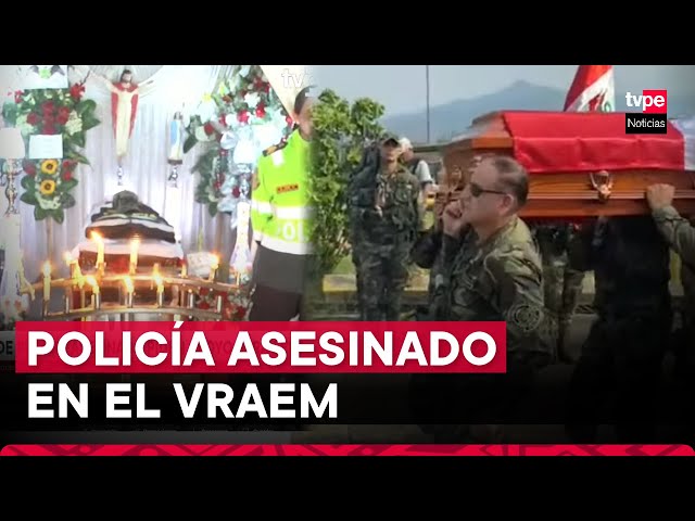 Huancayo: familiares de policía asesinado en el VRAEM piden apoyo para sepelio