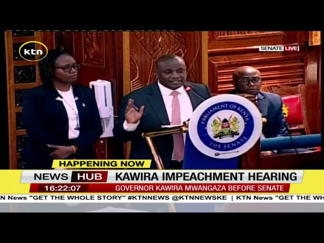 ⁣Governor Mwangaza's impeachment hearing