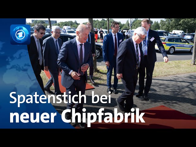 ⁣Sachsen: Baustart der neuen Chipfabrik in Dresden